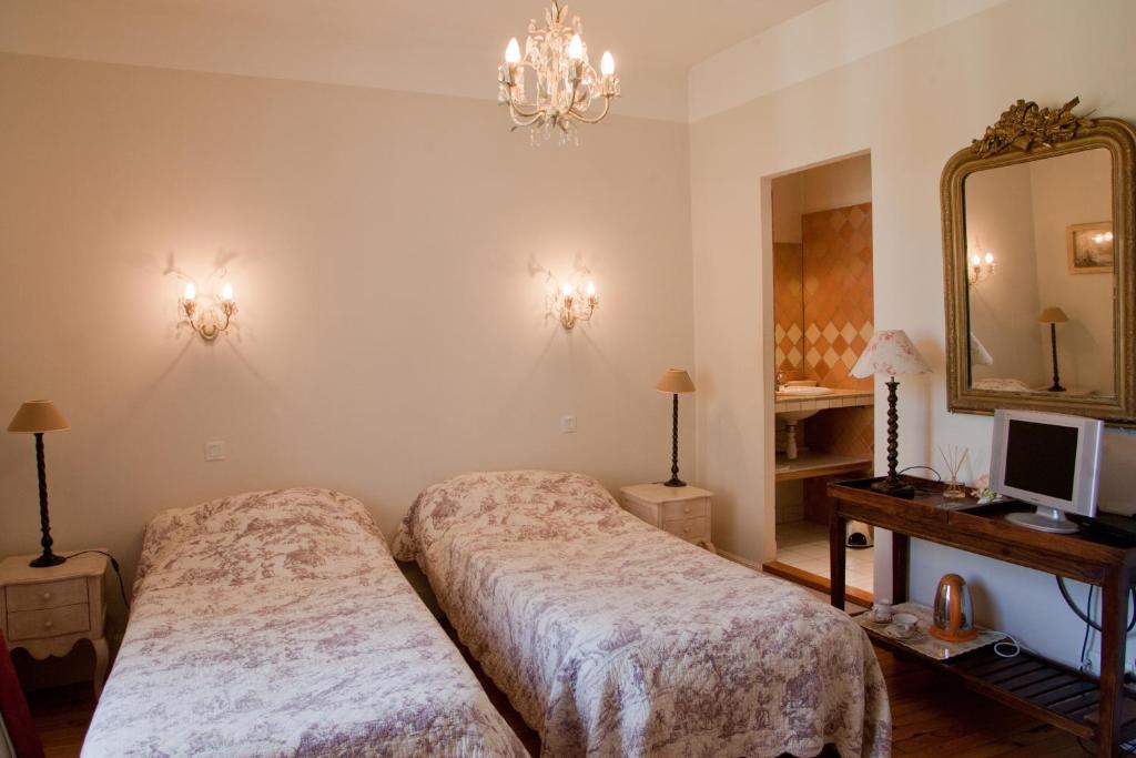 Chambres D'Hotes Les Pratges Фижак Номер фото